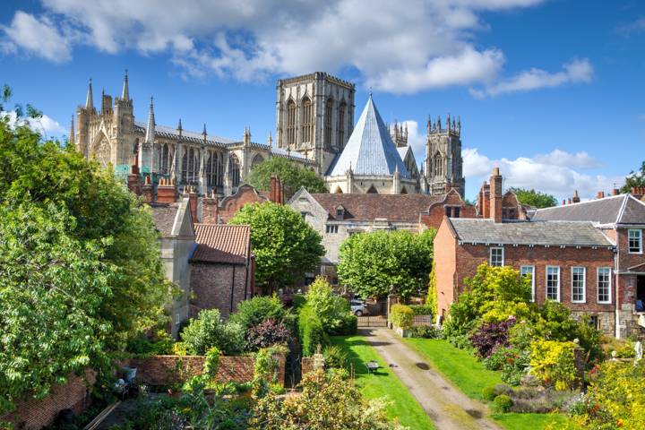 York Minster above the gardens