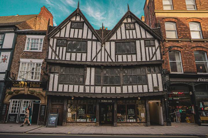 Timber-framed building in the city centre