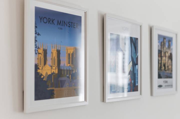 York Minster prints in the living room
