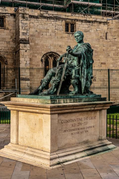 Statue of Constantine by the Minster